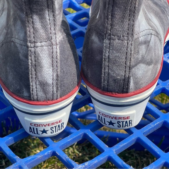 Converse Chuck Taylor Women Size 7 Hi-Ness Wedge Shoes Black White Camo 542470C - Picture 10 of 13